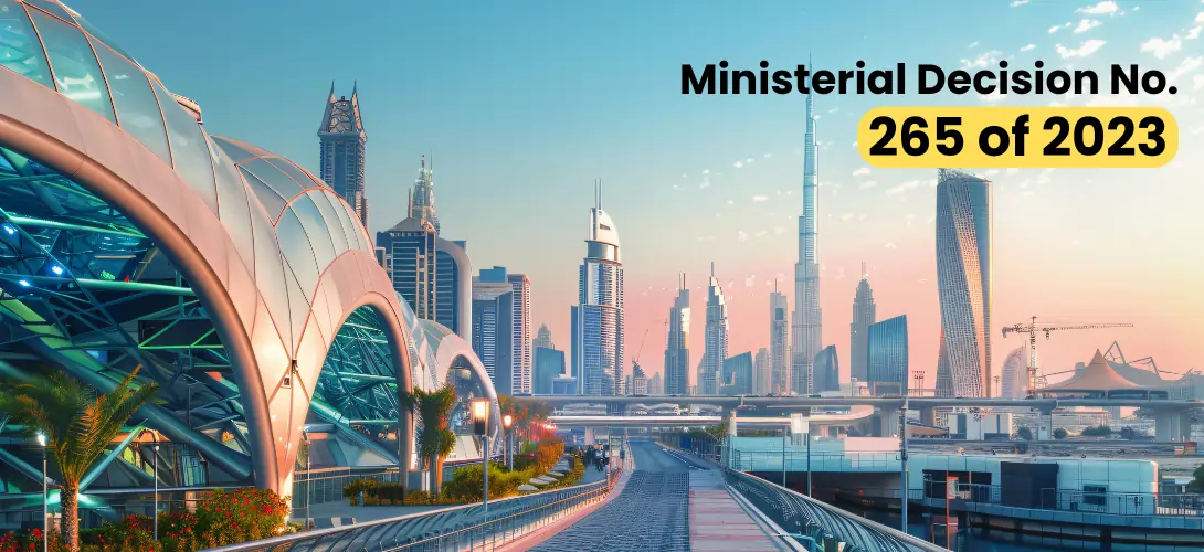 Ministerial Decision No. 265 of 2023